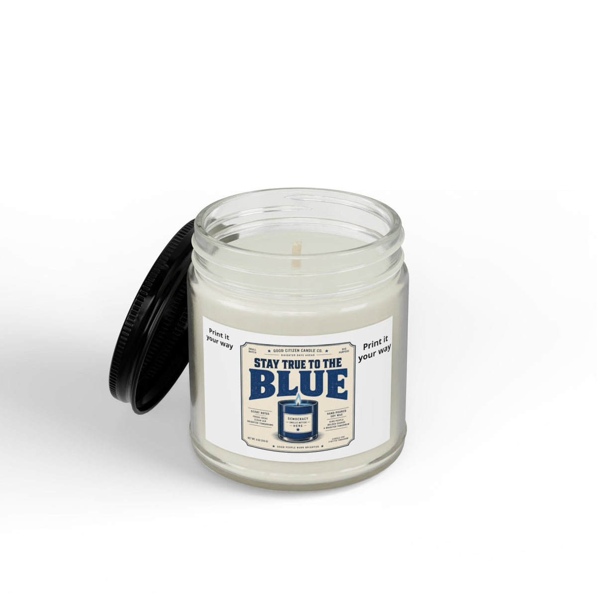 Stay True to the Blue Scented Soy Candle