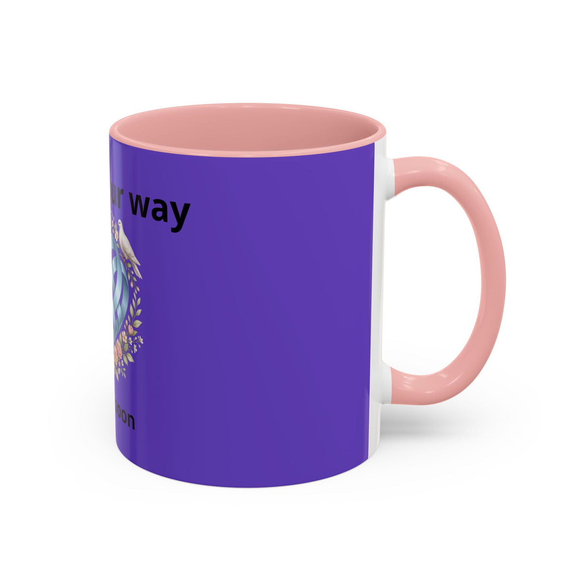 I'm On The Way Grandma and Grandpa Mug — Pregnancy Announcement Accent Coffee Cup (11/15oz)