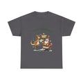 Festive Santa & Reindeer Tee — "Merry Christmas / Merry Festivals" Holiday Shirt with Cute Axolotl