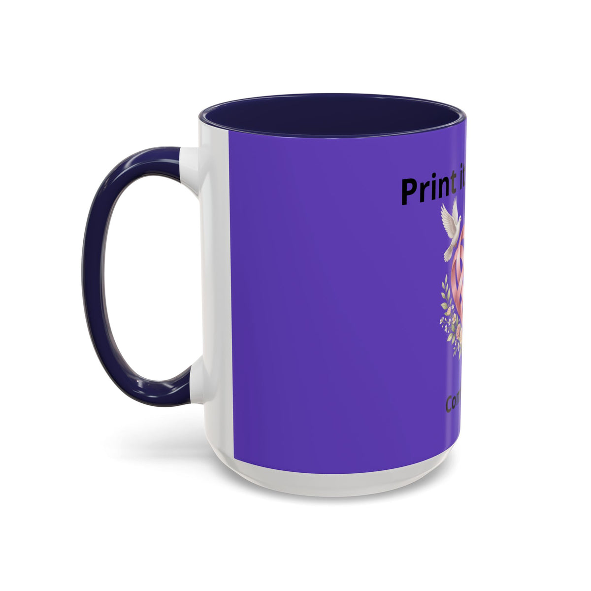 I'm On The Way Grandma and Grandpa Mug — Pregnancy Announcement Accent Coffee Cup (11/15oz)
