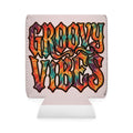 Groovy Vibes Can Cooler Sleeve — "My Omi Has a Cool Can" Tie-Dye Beverage Koozie