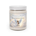 Memorial Soy Candle 9oz — "Forever at Peace" Angel Wings & Rainbow Tribute