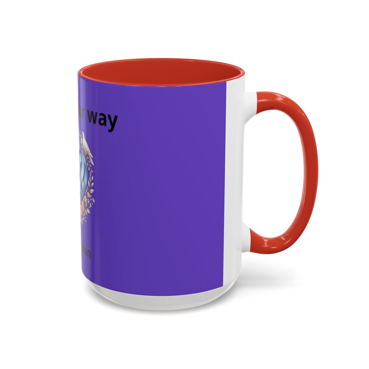 I'm On The Way Grandma and Grandpa Mug — Pregnancy Announcement Accent Coffee Cup (11/15oz)