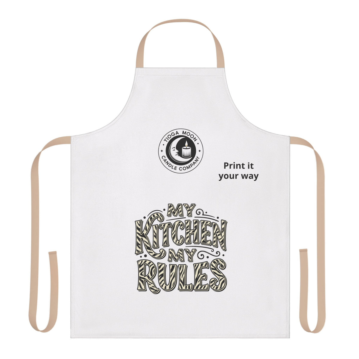 Apron, 5-Color Straps (AOP)