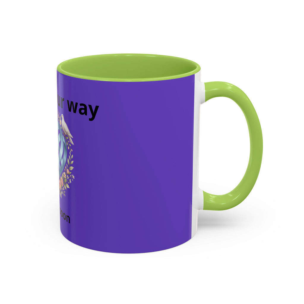 I'm On The Way Grandma and Grandpa Mug — Pregnancy Announcement Accent Coffee Cup (11/15oz)