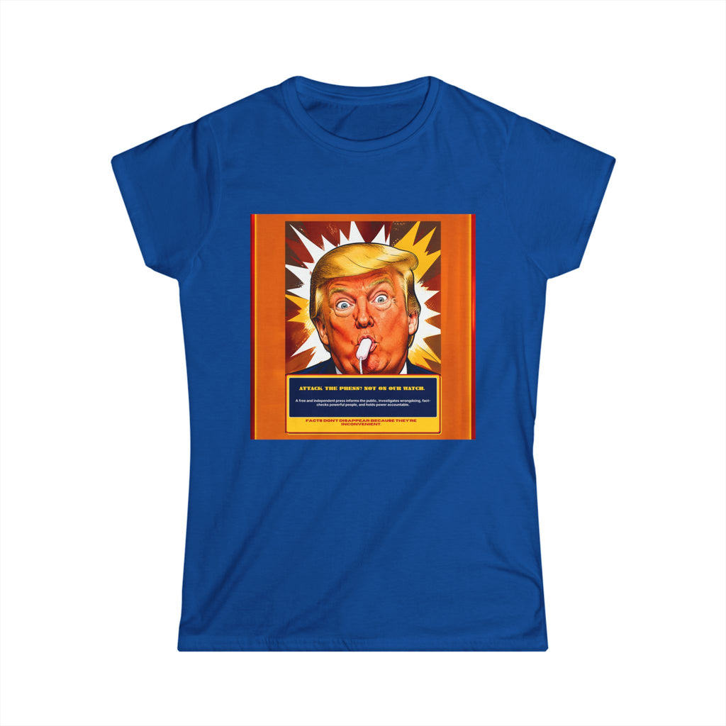 Political Satire Women's Tee — 'Not a Cigar' Statement Shirt