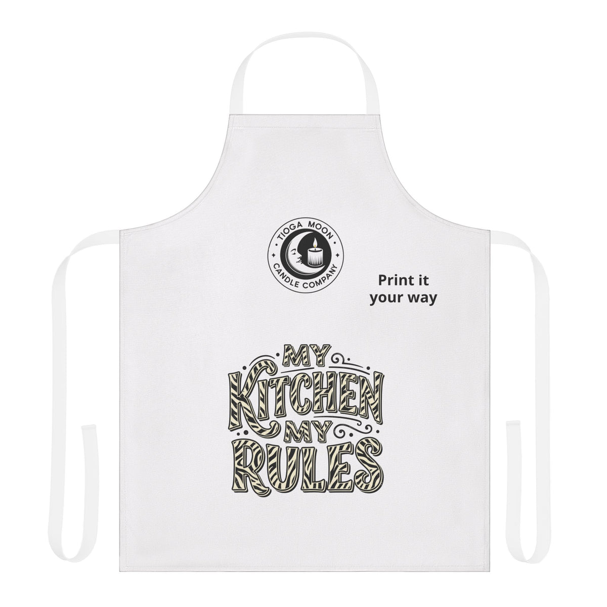 Apron, 5-Color Straps (AOP)