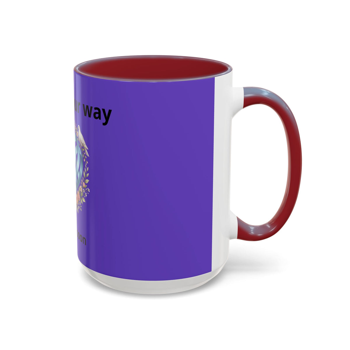 I'm On The Way Grandma and Grandpa Mug — Pregnancy Announcement Accent Coffee Cup (11/15oz)