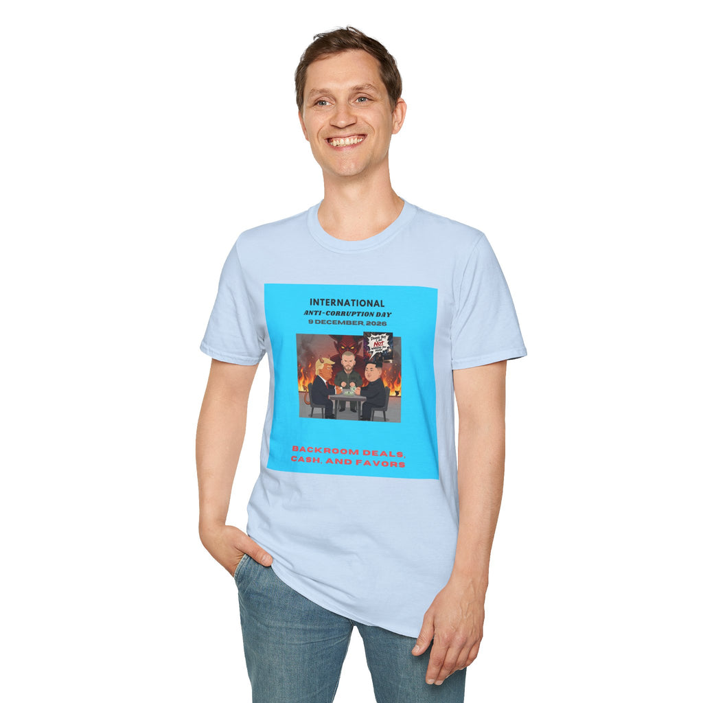 International Anti-Corruption Day Protest Tee — Satirical 'What We're Thinking' Graphic T-Shirt