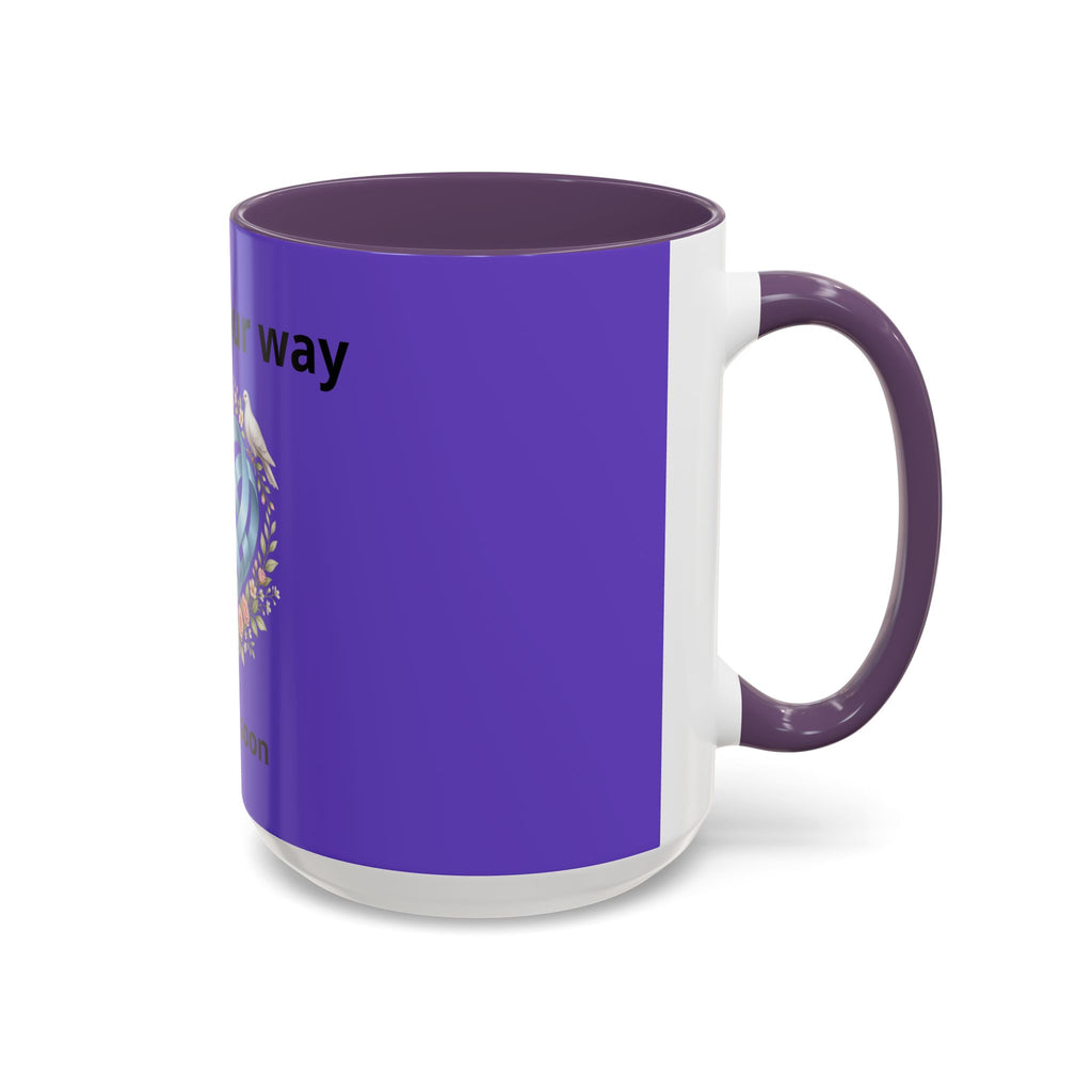 I'm On The Way Grandma and Grandpa Mug — Pregnancy Announcement Accent Coffee Cup (11/15oz)
