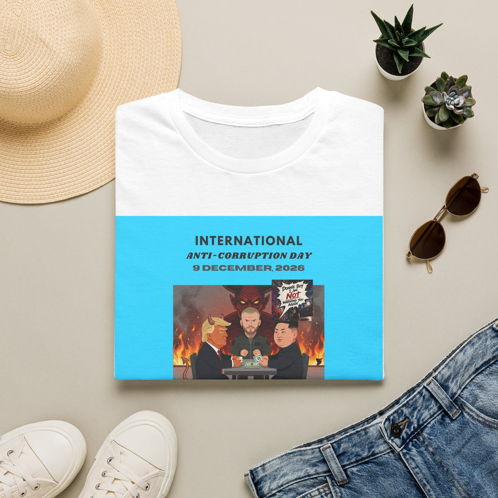 International Anti-Corruption Day Protest Tee — Satirical 'What We're Thinking' Graphic T-Shirt