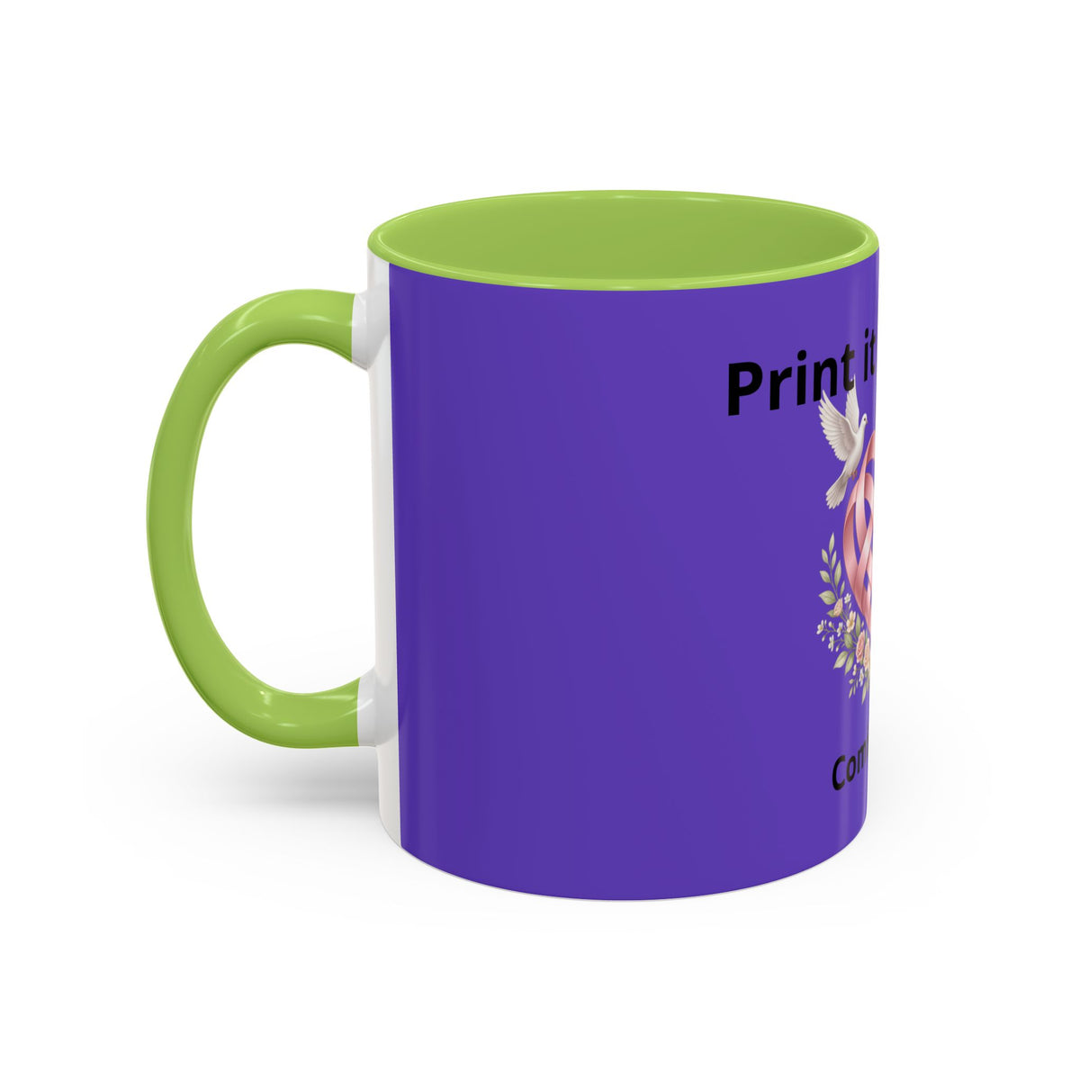 I'm On The Way Grandma and Grandpa Mug — Pregnancy Announcement Accent Coffee Cup (11/15oz)