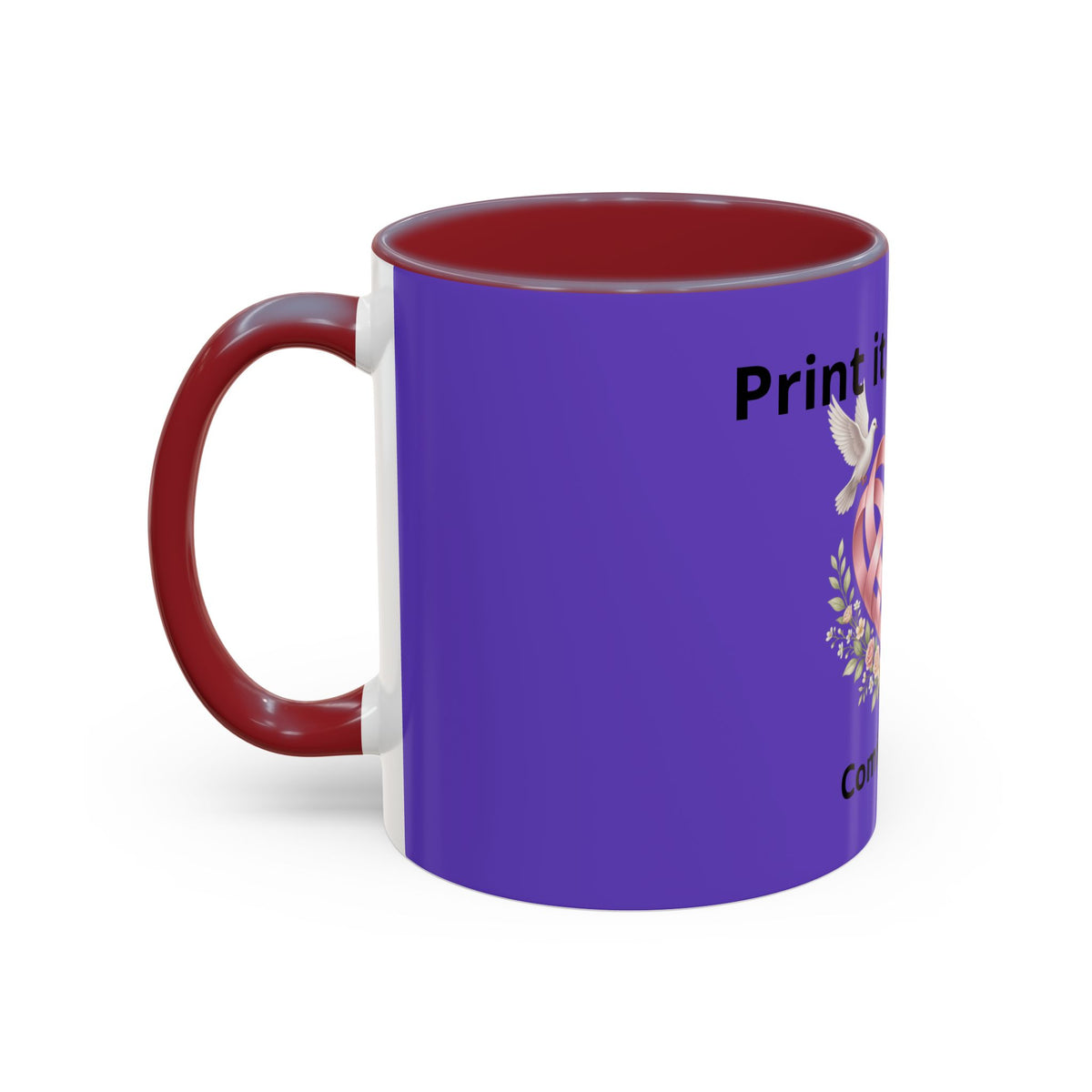 I'm On The Way Grandma and Grandpa Mug — Pregnancy Announcement Accent Coffee Cup (11/15oz)