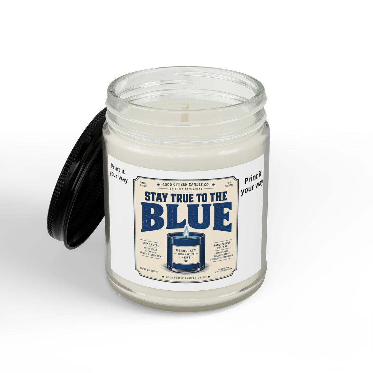 Stay True to the Blue Scented Soy Candle