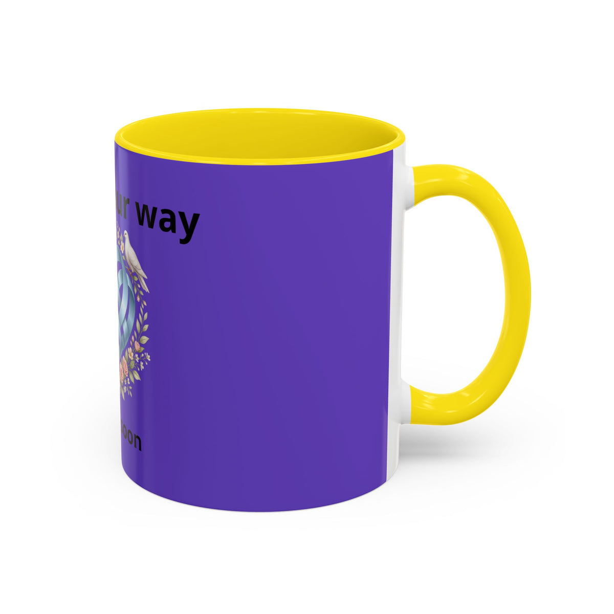 I'm On The Way Grandma and Grandpa Mug — Pregnancy Announcement Accent Coffee Cup (11/15oz)