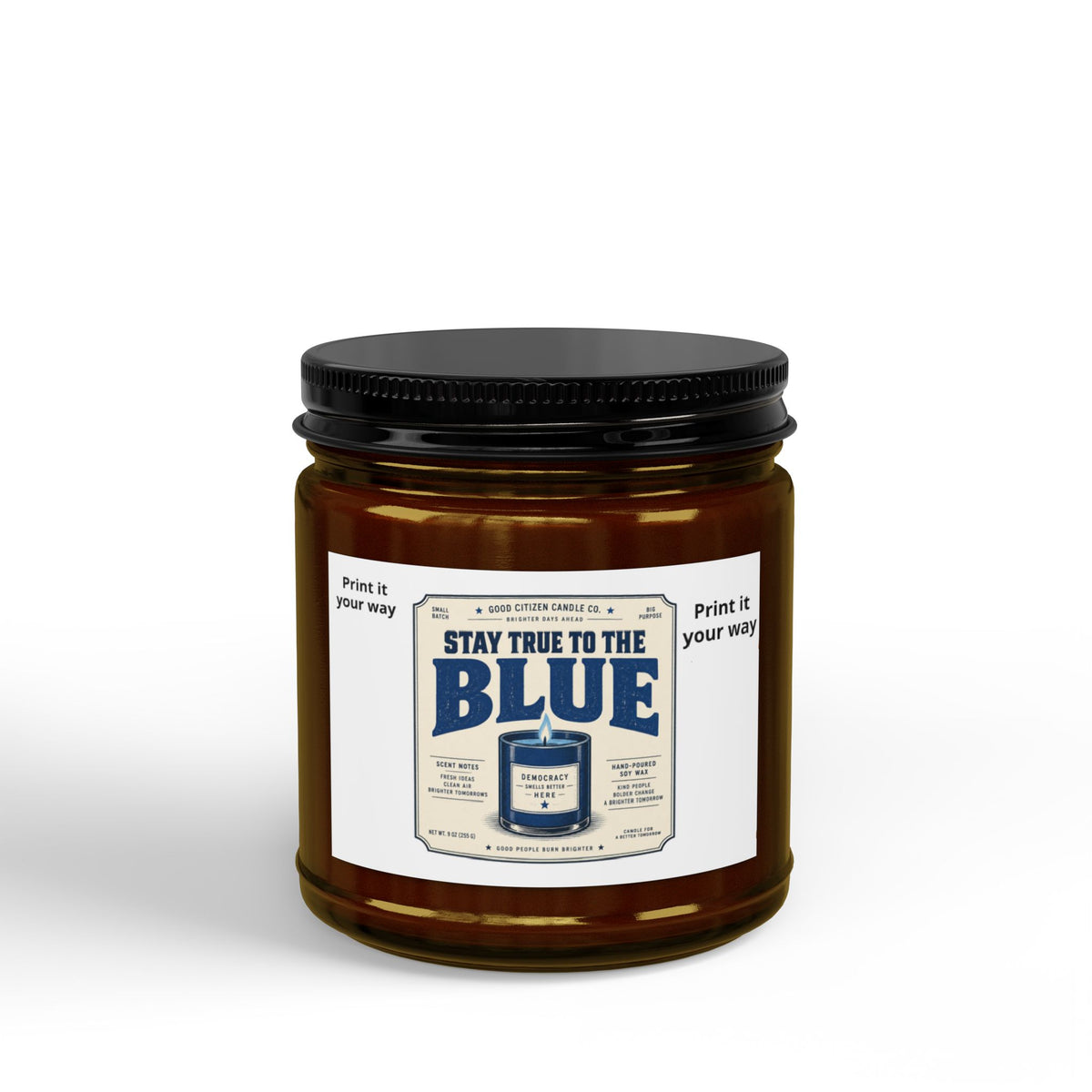 Stay True to the Blue Scented Soy Candle