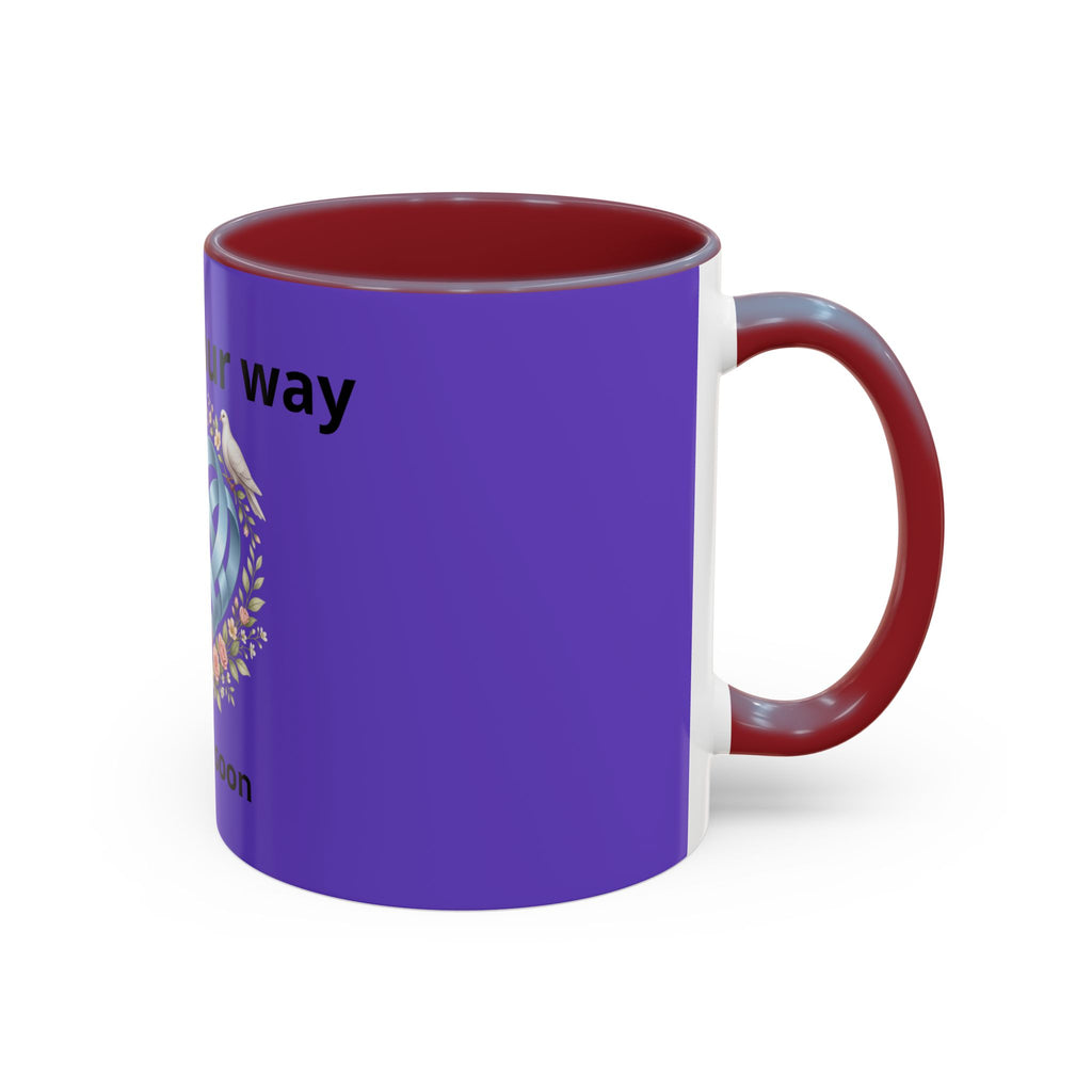 I'm On The Way Grandma and Grandpa Mug — Pregnancy Announcement Accent Coffee Cup (11/15oz)