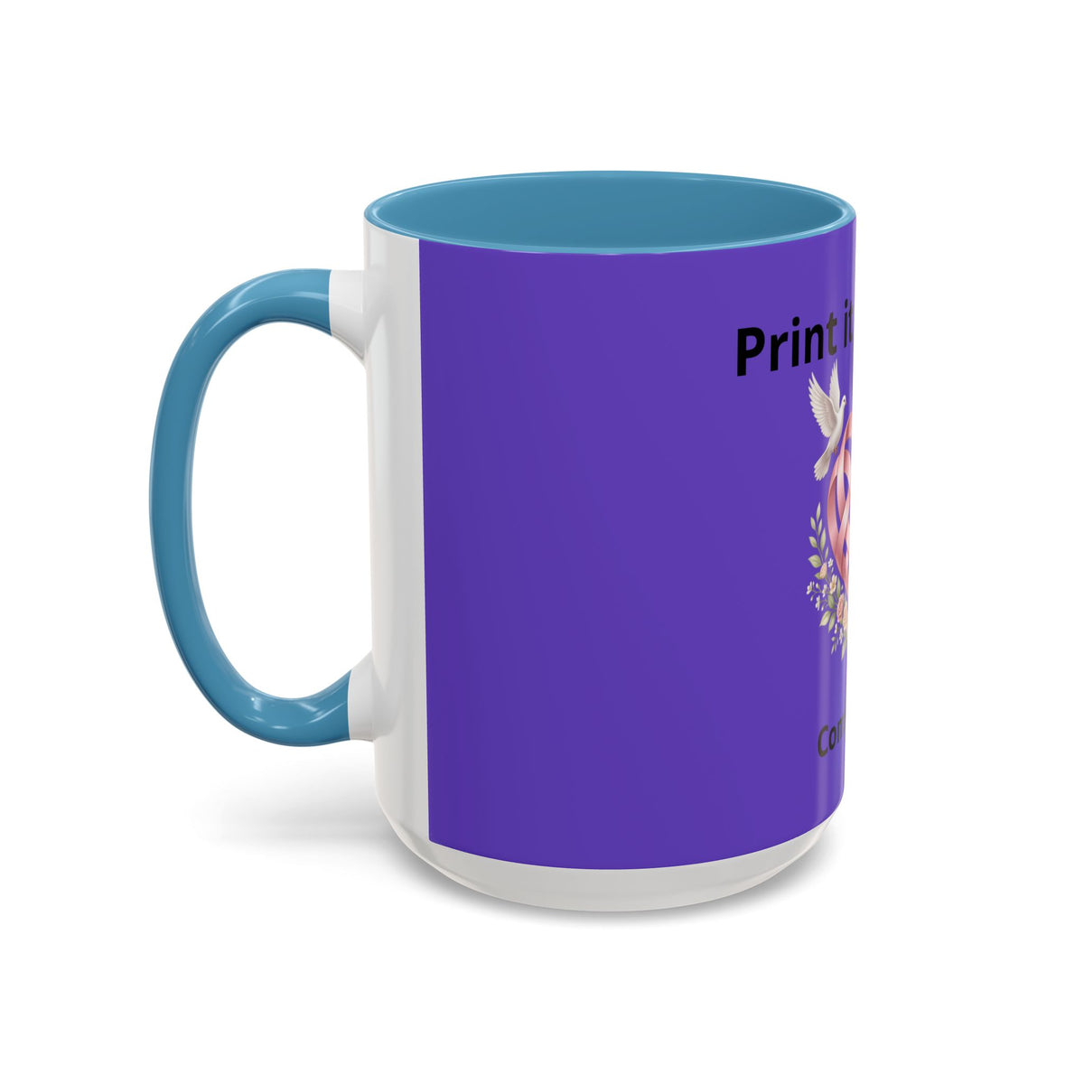 I'm On The Way Grandma and Grandpa Mug — Pregnancy Announcement Accent Coffee Cup (11/15oz)