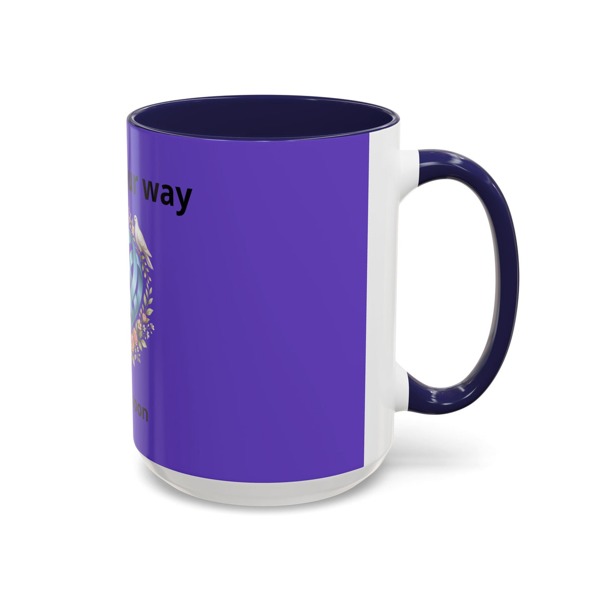 I'm On The Way Grandma and Grandpa Mug — Pregnancy Announcement Accent Coffee Cup (11/15oz)