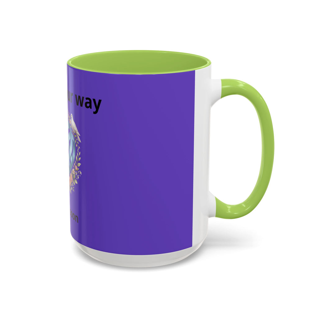 I'm On The Way Grandma and Grandpa Mug — Pregnancy Announcement Accent Coffee Cup (11/15oz)