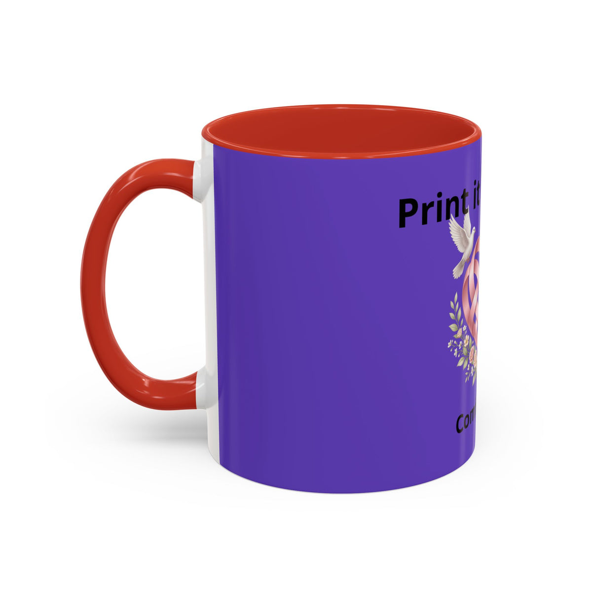 I'm On The Way Grandma and Grandpa Mug — Pregnancy Announcement Accent Coffee Cup (11/15oz)