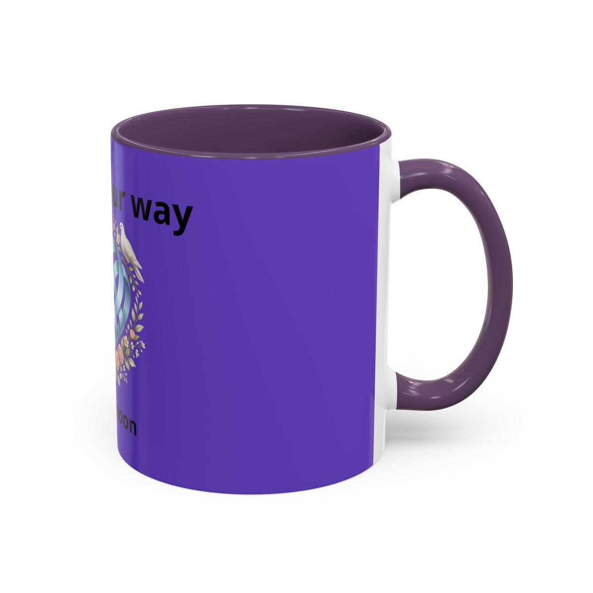 I'm On The Way Grandma and Grandpa Mug — Pregnancy Announcement Accent Coffee Cup (11/15oz)
