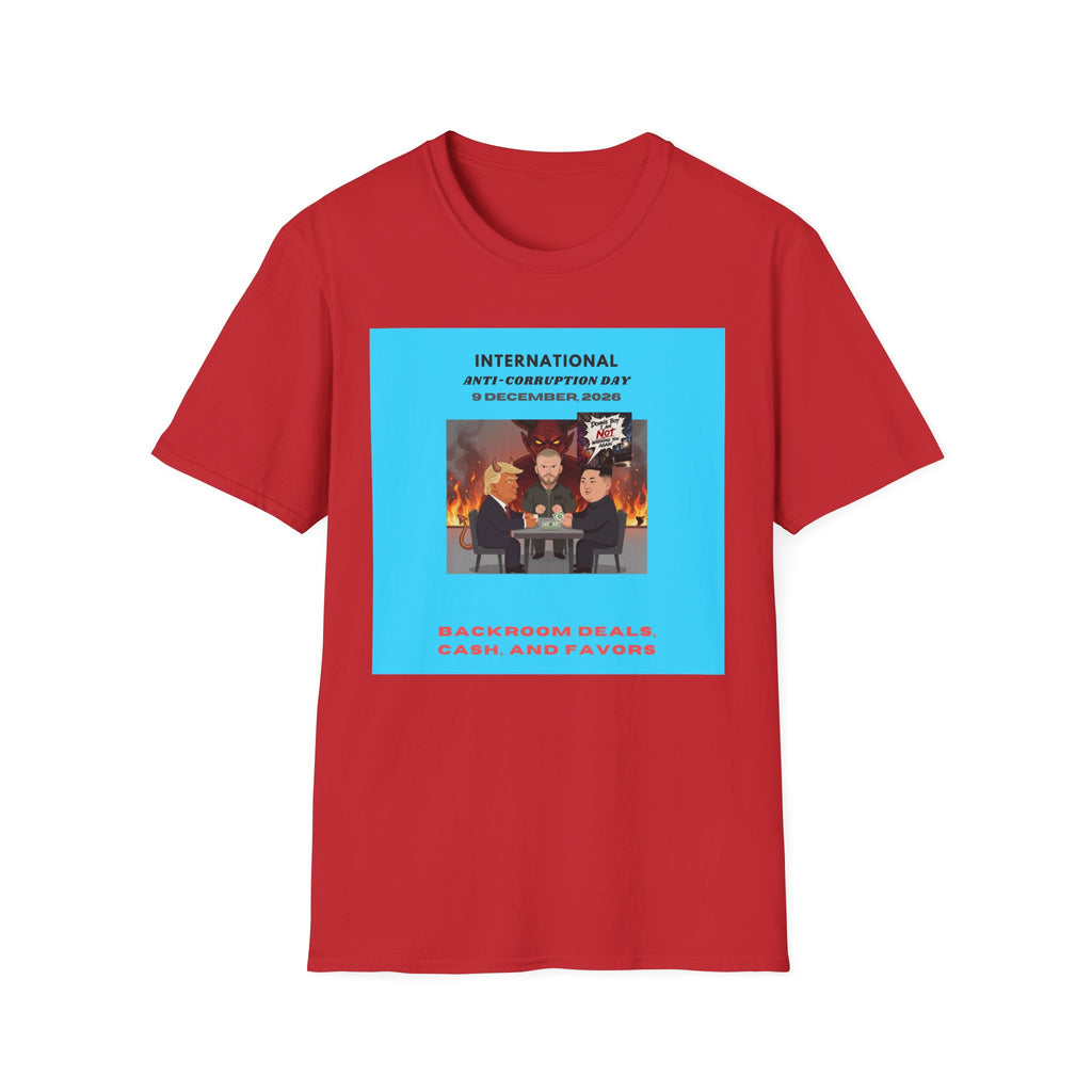 International Anti-Corruption Day Protest Tee — Satirical 'What We're Thinking' Graphic T-Shirt