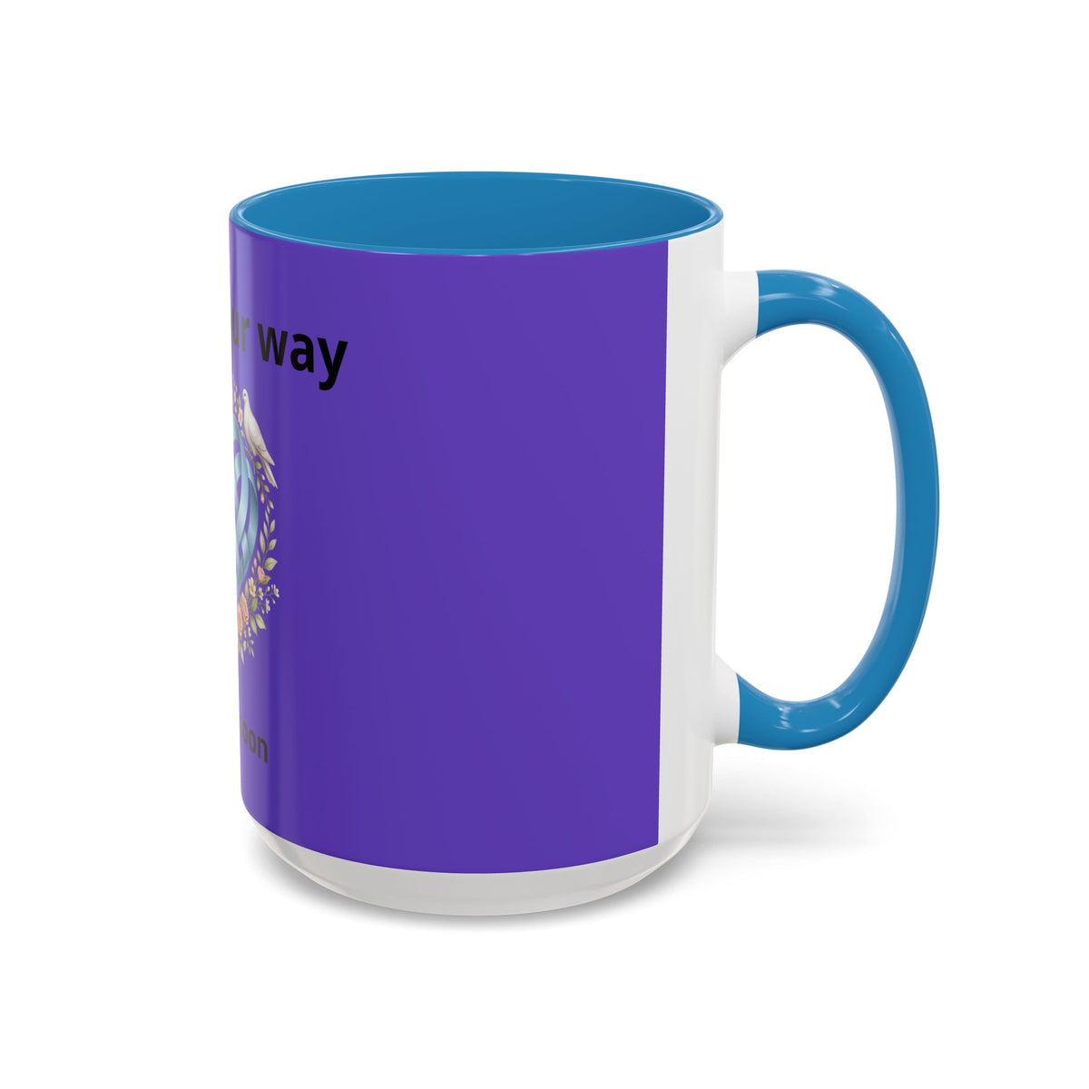 I'm On The Way Grandma and Grandpa Mug — Pregnancy Announcement Accent Coffee Cup (11/15oz)