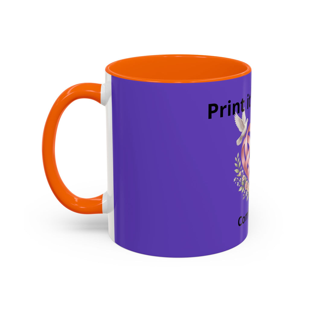 I'm On The Way Grandma and Grandpa Mug — Pregnancy Announcement Accent Coffee Cup (11/15oz)