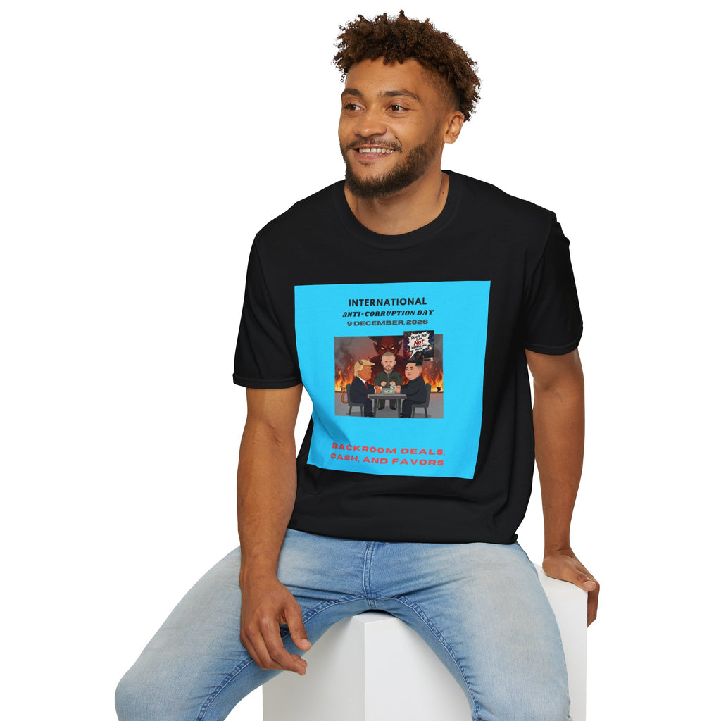International Anti-Corruption Day Protest Tee — Satirical 'What We're Thinking' Graphic T-Shirt