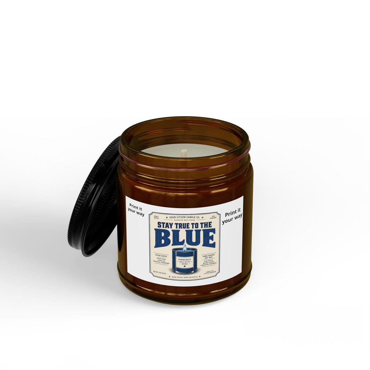 Stay True to the Blue Scented Soy Candle
