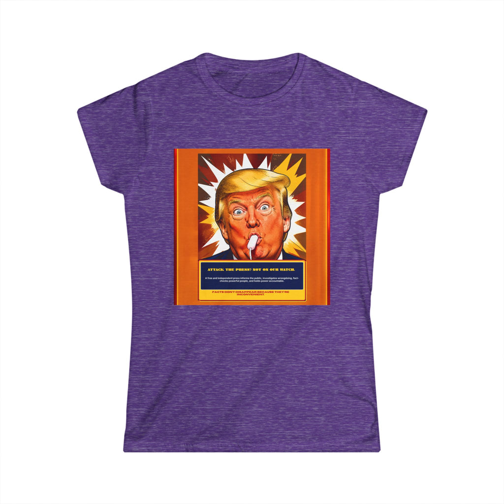 Political Satire Women's Tee — 'Not a Cigar' Statement Shirt