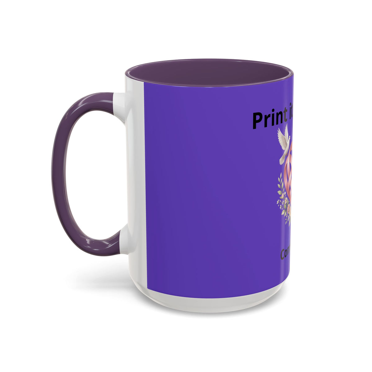 I'm On The Way Grandma and Grandpa Mug — Pregnancy Announcement Accent Coffee Cup (11/15oz)