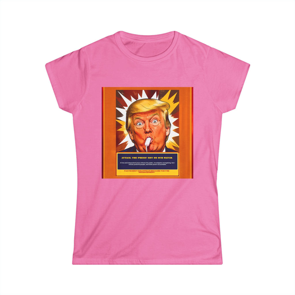 Political Satire Women's Tee — 'Not a Cigar' Statement Shirt