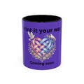 I'm On The Way Grandma and Grandpa Mug — Pregnancy Announcement Accent Coffee Cup (11/15oz)