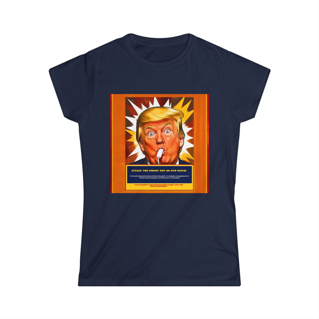 Political Satire Women's Tee — 'Not a Cigar' Statement Shirt