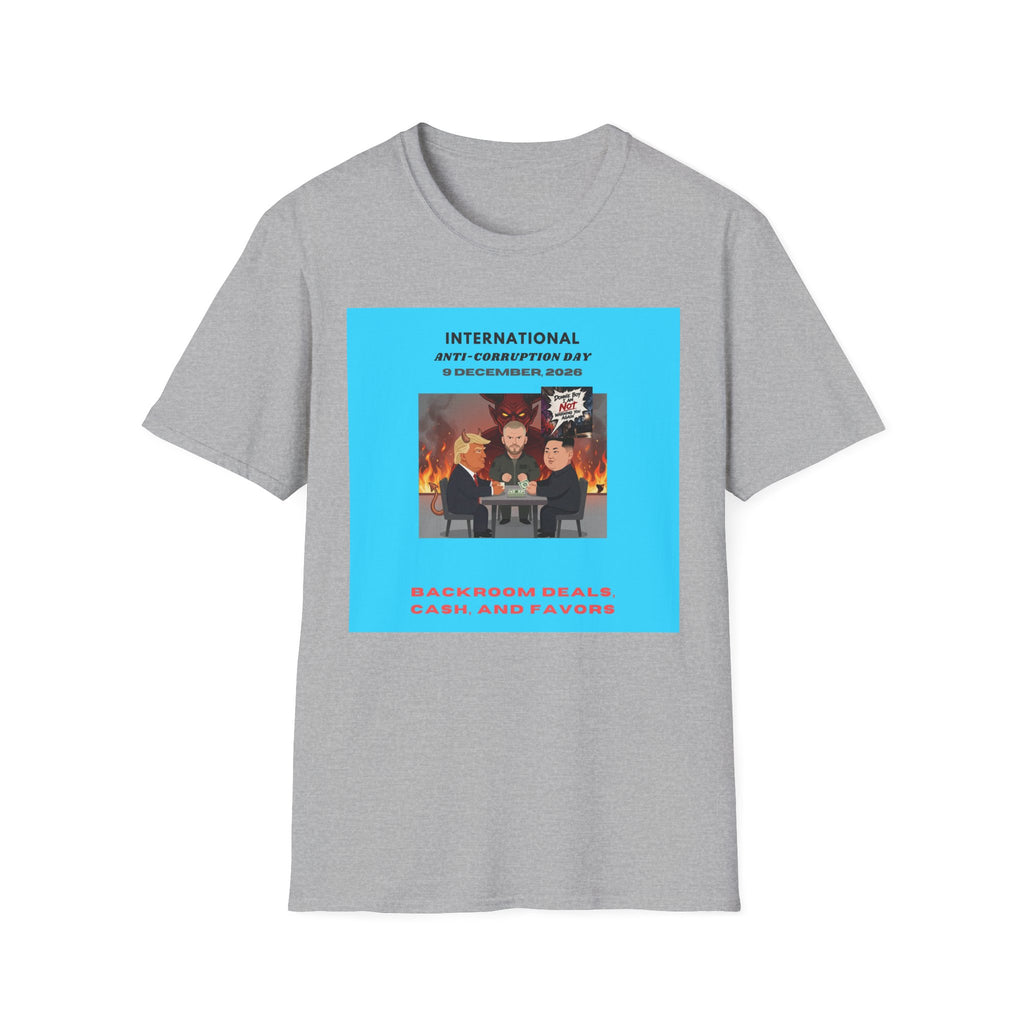 International Anti-Corruption Day Protest Tee — Satirical 'What We're Thinking' Graphic T-Shirt