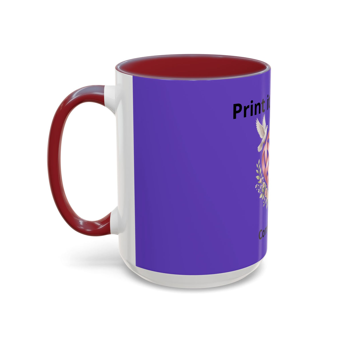 I'm On The Way Grandma and Grandpa Mug — Pregnancy Announcement Accent Coffee Cup (11/15oz)