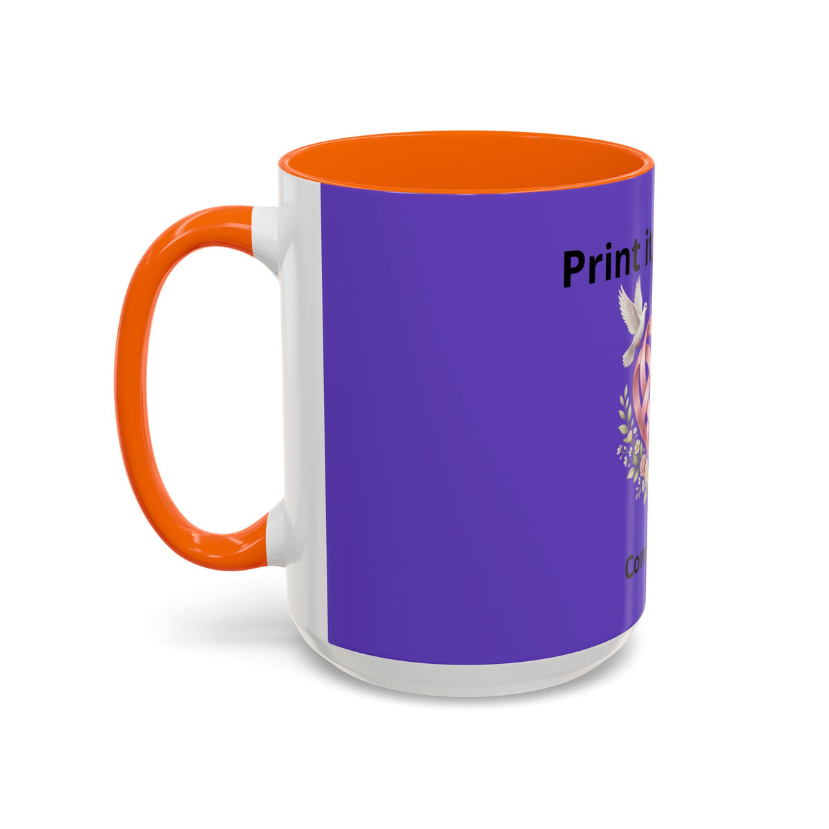 I'm On The Way Grandma and Grandpa Mug — Pregnancy Announcement Accent Coffee Cup (11/15oz)