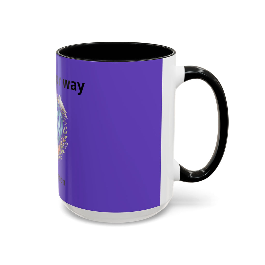 I'm On The Way Grandma and Grandpa Mug — Pregnancy Announcement Accent Coffee Cup (11/15oz)