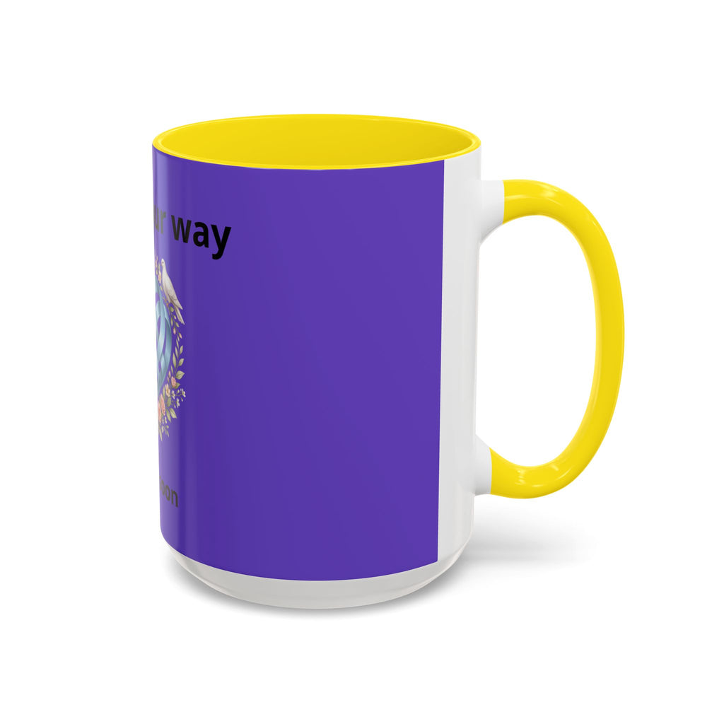 I'm On The Way Grandma and Grandpa Mug — Pregnancy Announcement Accent Coffee Cup (11/15oz)