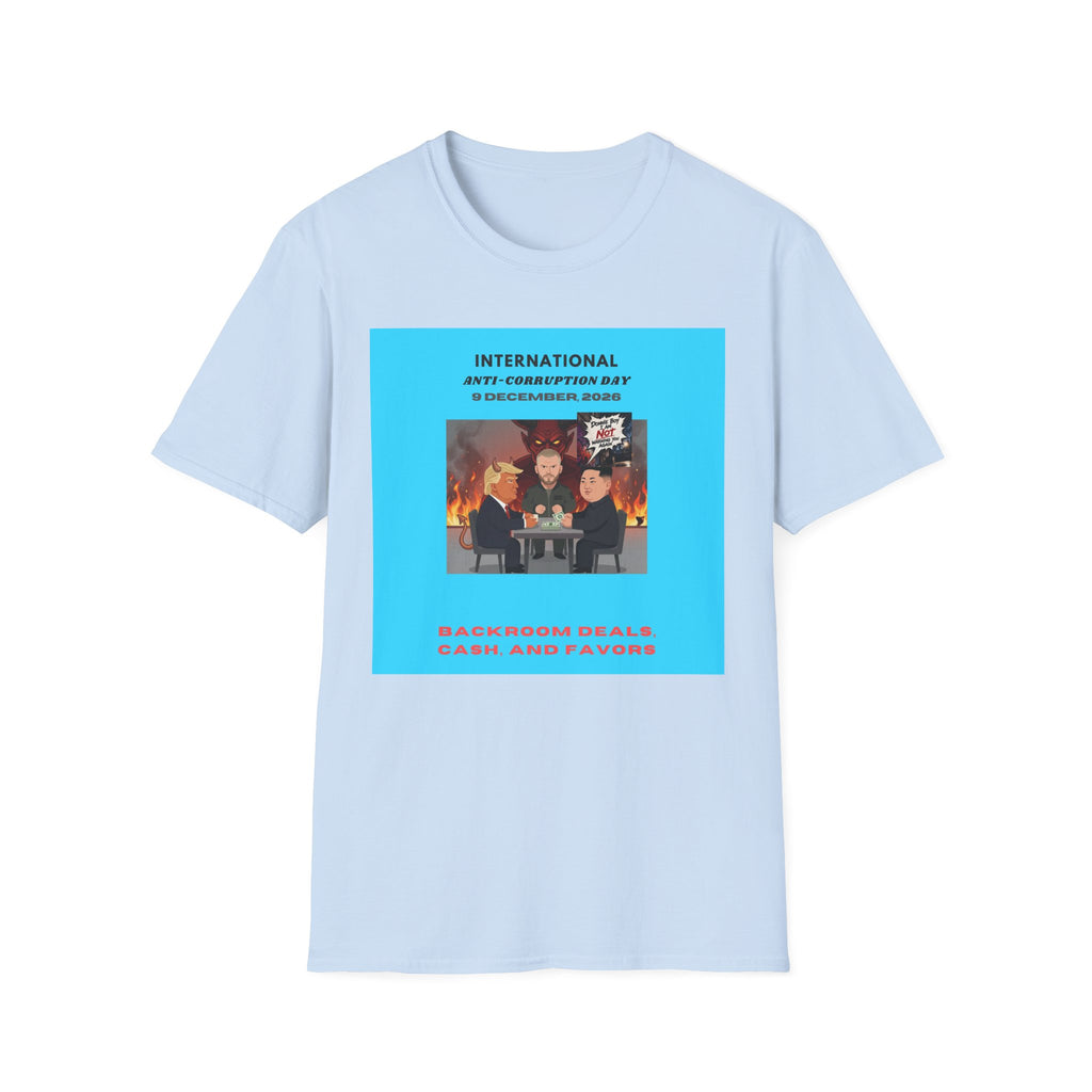 International Anti-Corruption Day Protest Tee — Satirical 'What We're Thinking' Graphic T-Shirt