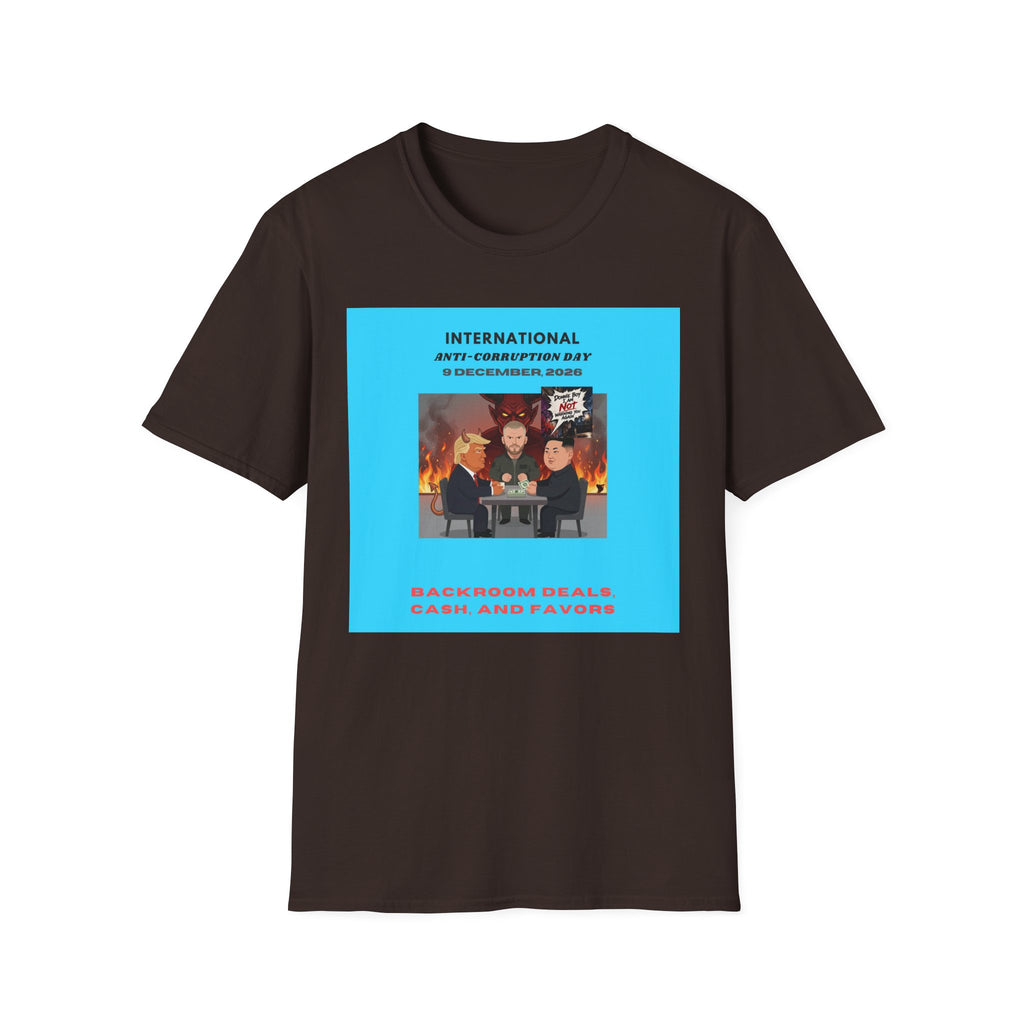 International Anti-Corruption Day Protest Tee — Satirical 'What We're Thinking' Graphic T-Shirt