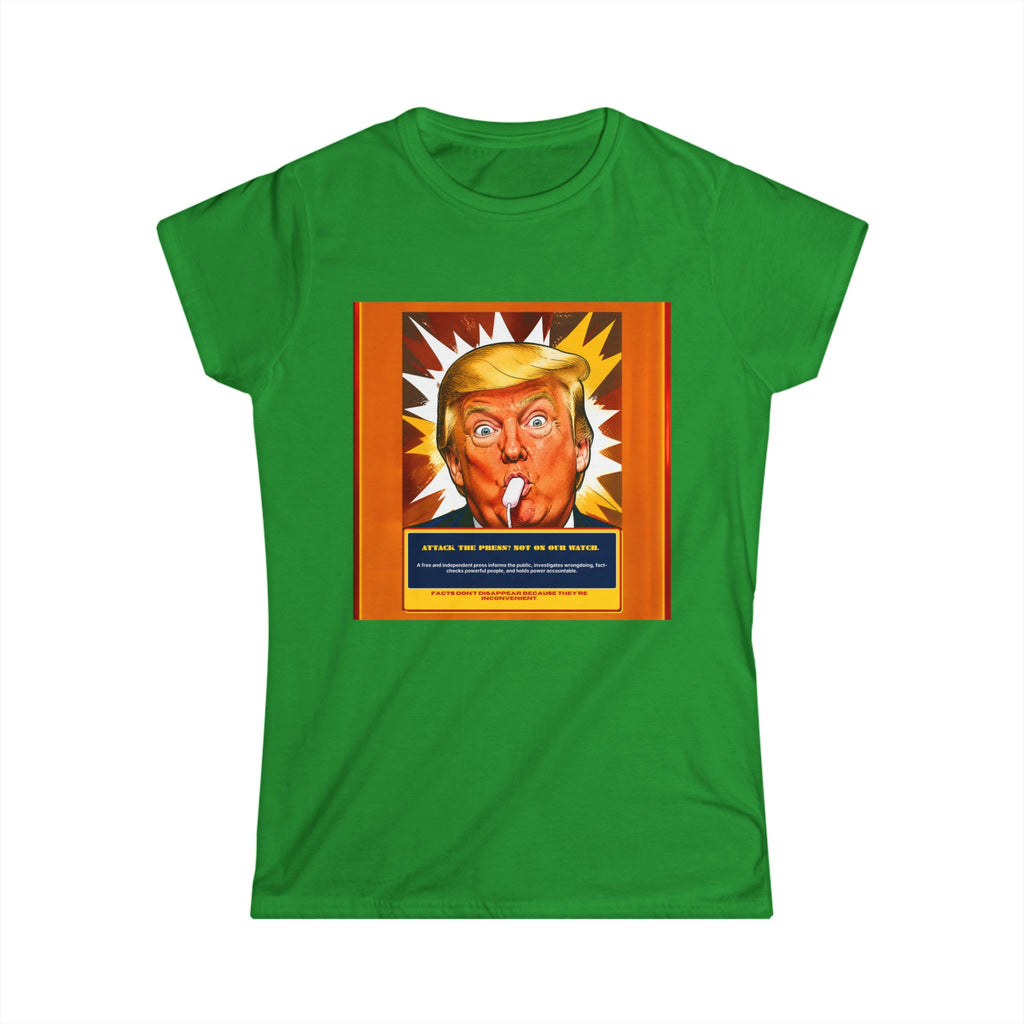 Political Satire Women's Tee — 'Not a Cigar' Statement Shirt