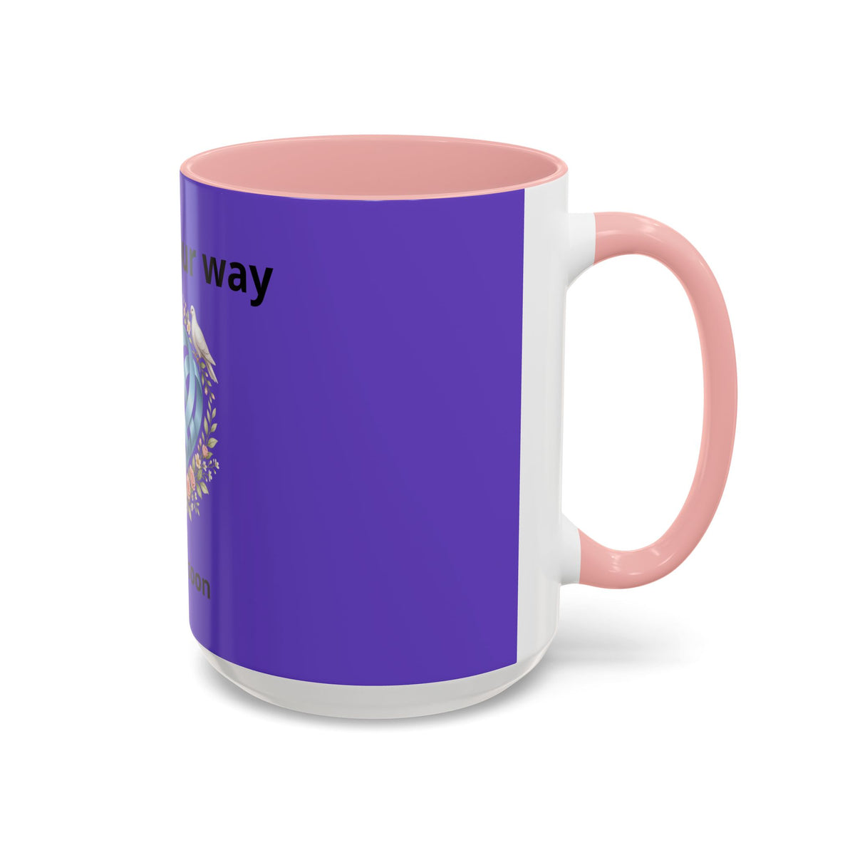 I'm On The Way Grandma and Grandpa Mug — Pregnancy Announcement Accent Coffee Cup (11/15oz)