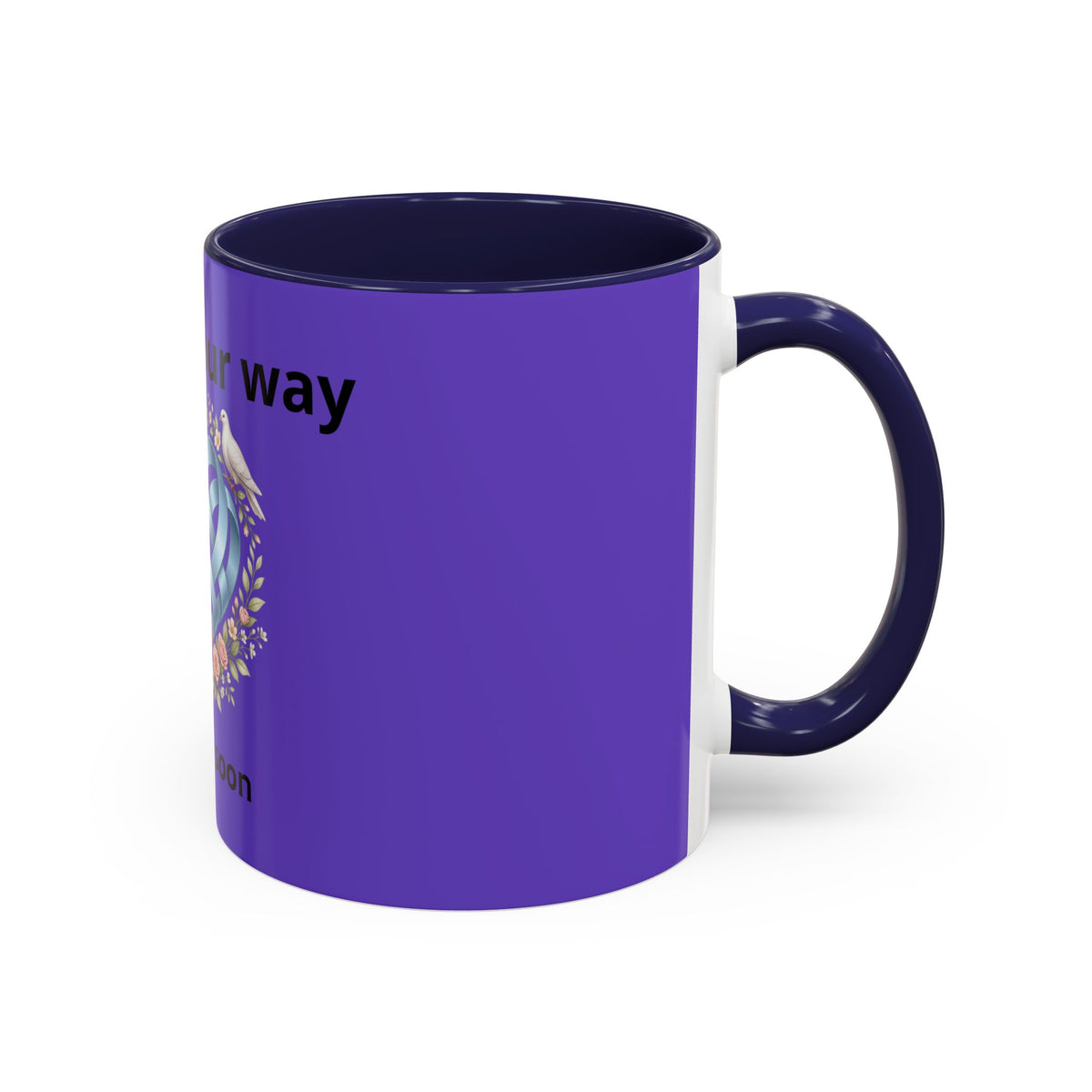 I'm On The Way Grandma and Grandpa Mug — Pregnancy Announcement Accent Coffee Cup (11/15oz)