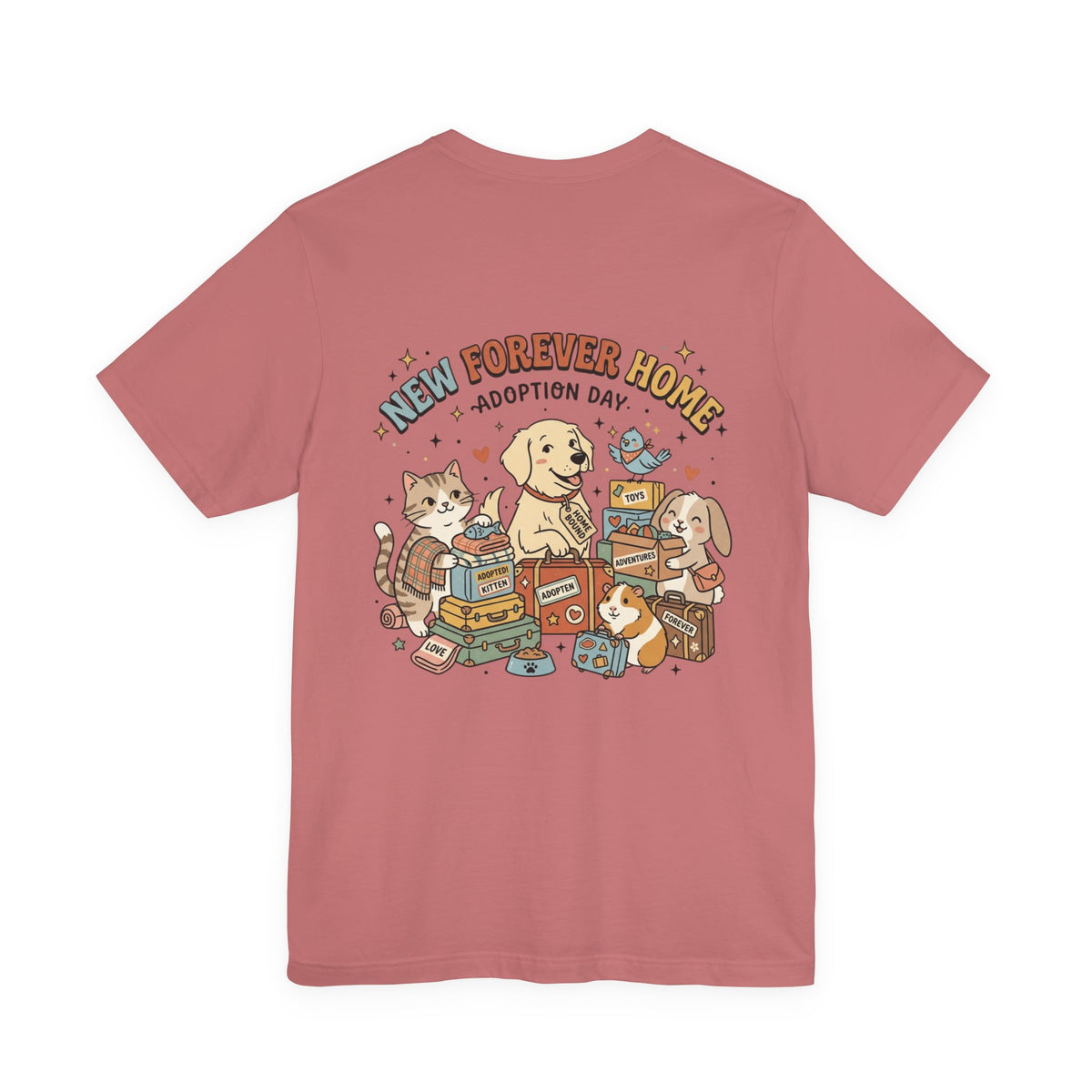 Volunteers Shelter Tee — "Together We Help Them Find Home"