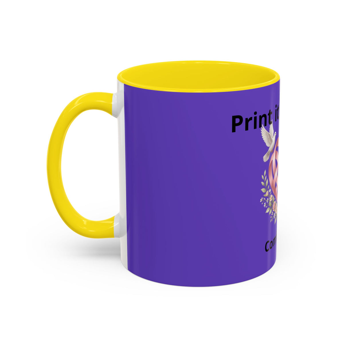 I'm On The Way Grandma and Grandpa Mug — Pregnancy Announcement Accent Coffee Cup (11/15oz)
