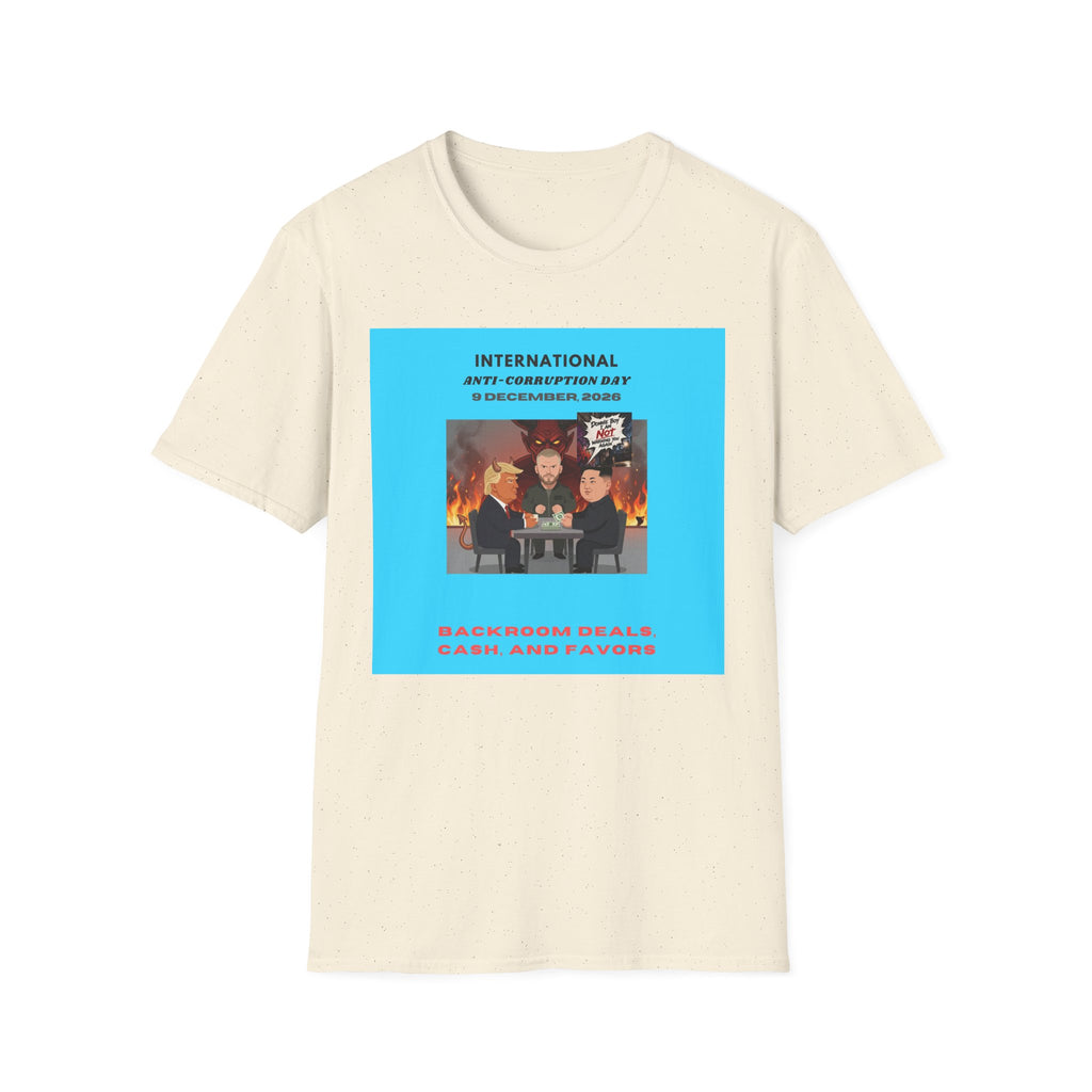International Anti-Corruption Day Protest Tee — Satirical 'What We're Thinking' Graphic T-Shirt