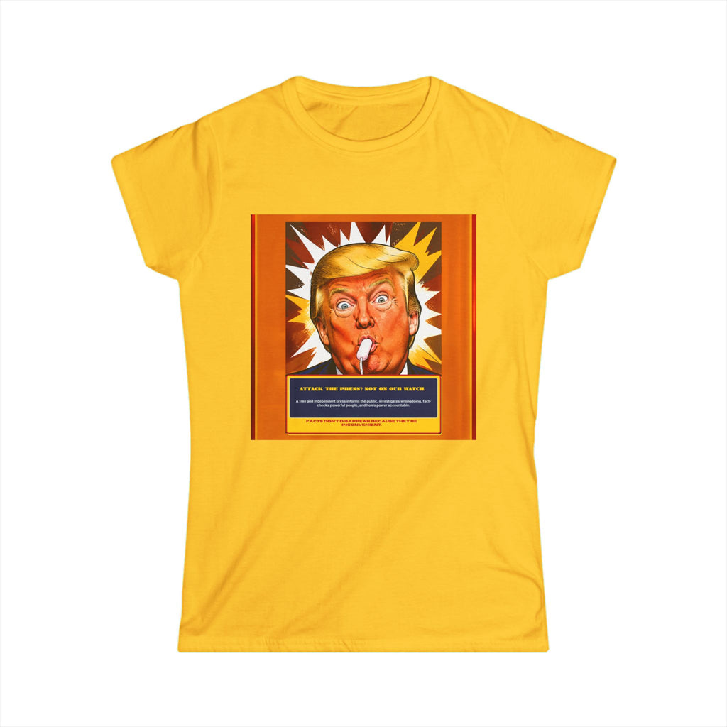 Political Satire Women's Tee — 'Not a Cigar' Statement Shirt